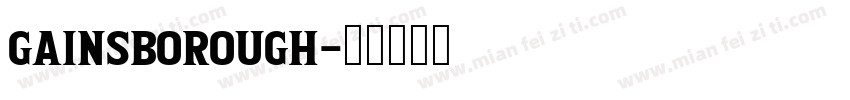 Gainsborough字体转换