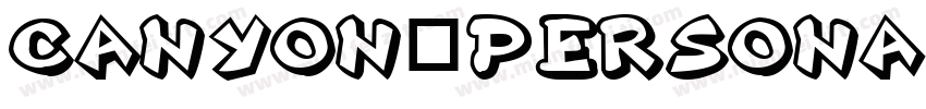 Canyon_PERSONAL_USE_字体转换