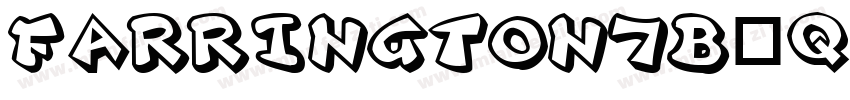 Farrington7B_Qiqi字体转换
