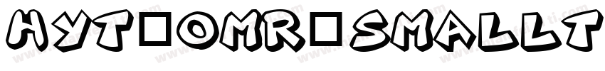 HYT_OMR_Smalltiff字体转换