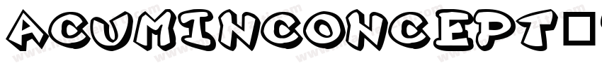 acuminconcept_720000字体转换