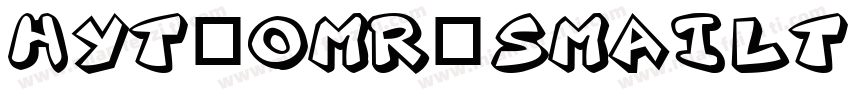 hyt_OMR_Smailtiff字体转换