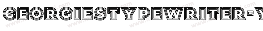 GeorgiesTypewriter-YLwq字体转换