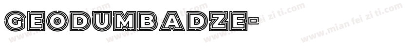 GEODUMBADZE字体转换