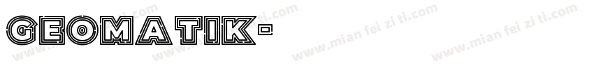 Geomatik字体转换