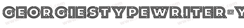 GeorgiesTypewriter-YLwq字体转换