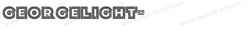 georgelight字体转换