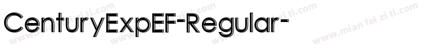 CenturyExpEF-Regular字体转换