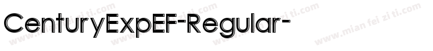 CenturyExpEF-Regular字体转换