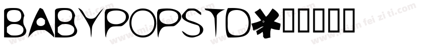 BabyPopStd字体转换