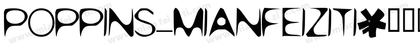 Poppins_mianfeiziti字体转换