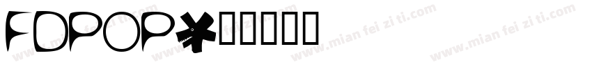 fdpop字体转换