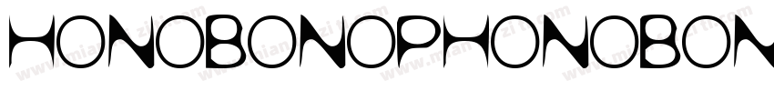 honobonophonobonopop字体转换