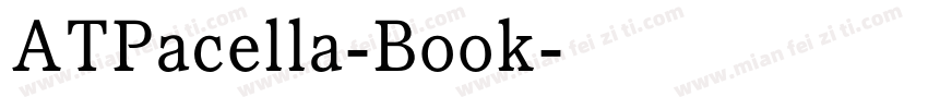 ATPacella-Book字体转换