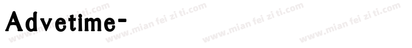 Advetime字体转换