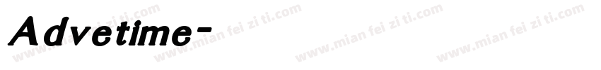 Advetime字体转换