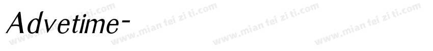 Advetime字体转换