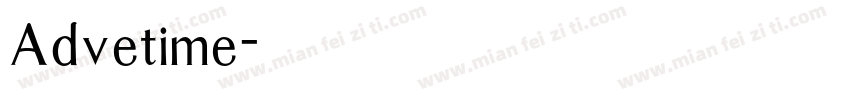 Advetime字体转换