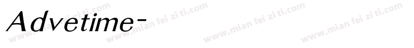 Advetime字体转换