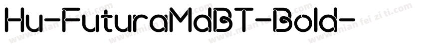 Hu-FuturaMdBT-Bold字体转换