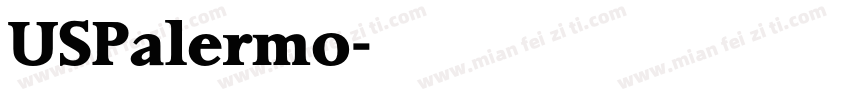 USPalermo字体转换