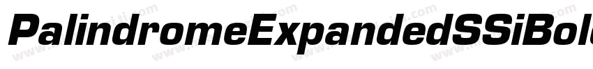 PalindromeExpandedSSiBoldExpandedt字体转换