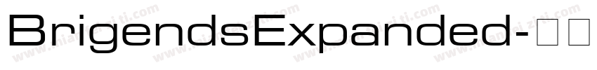 BrigendsExpanded字体转换