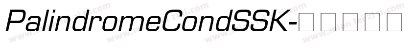 PalindromeCondSSK字体转换