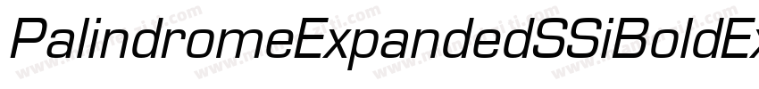 PalindromeExpandedSSiBoldExpandedt字体转换