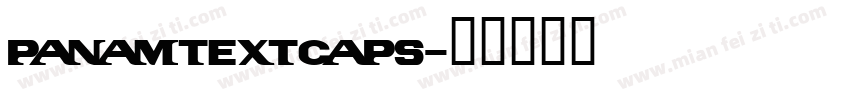 PanAmTextCaps字体转换