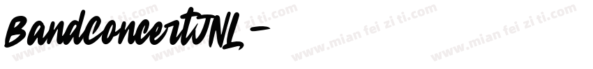 BandConcertJNL字体转换