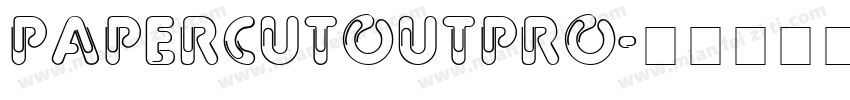PaperCutoutPRO字体转换