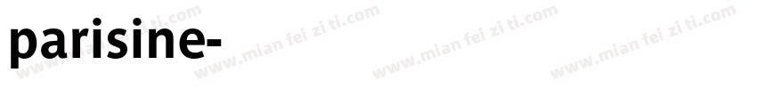parisine字体转换
