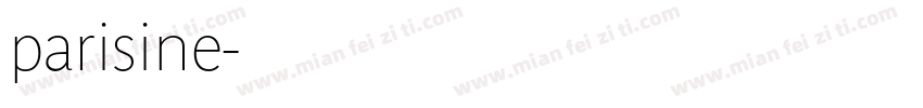 parisine字体转换