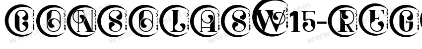 ConsolasW15-Regular字体转换