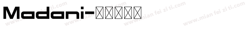 Madani字体转换
