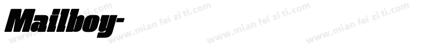 Mailboy字体转换
