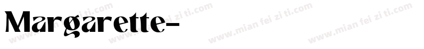 Margarette字体转换