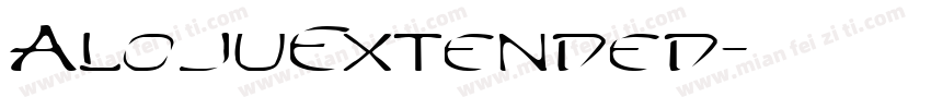 AlojuExtended字体转换