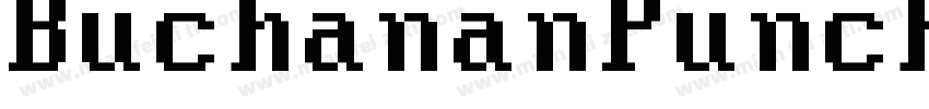 BuchananPunch-7VgA字体转换