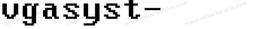 vgasyst字体转换