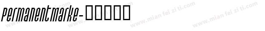 PermanentMarke字体转换