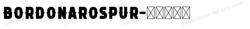 BordonaroSpur字体转换