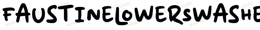 FaustineLowerSwashes字体转换