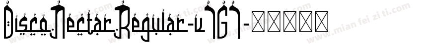 DiscoNectarRegular-v7G7字体转换