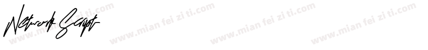 NetworkScript字体转换