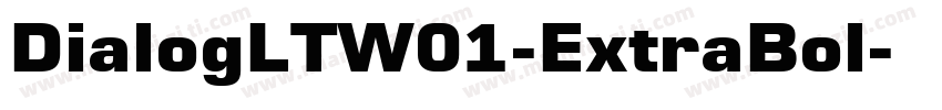 DialogLTW01-ExtraBol字体转换