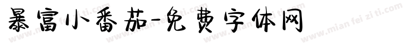 暴富小番茄字体转换