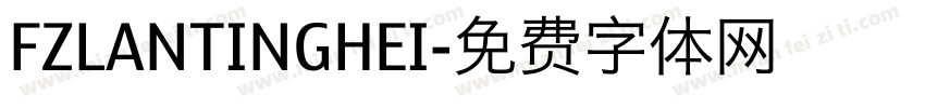 FZLANTINGHEI字体转换