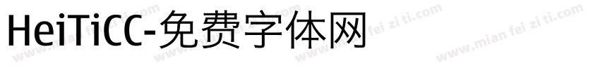 HeiTiCC字体转换
